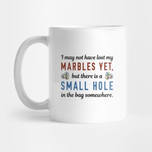 Small Hole Marbles Mug